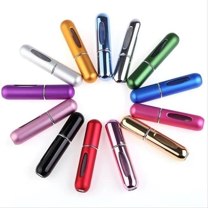 {BG} Botol Parfum Aluminium Botol Parfum Mini Refill 5 ml Botol Parfum isi Ulang