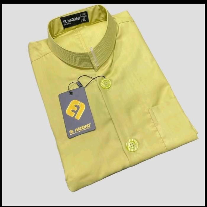 Baju Koko Merk El Haddad Koko polos  Katun