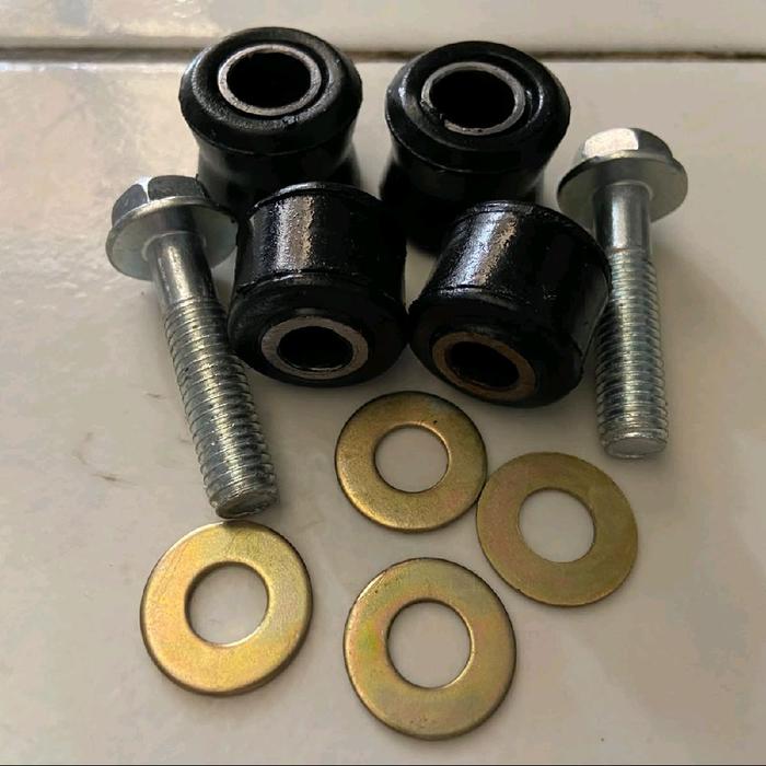 1paket karet Bosh shock breaker+baut belakang bagian atas bawah N MAX NEW/N MAX OLD/AEROX