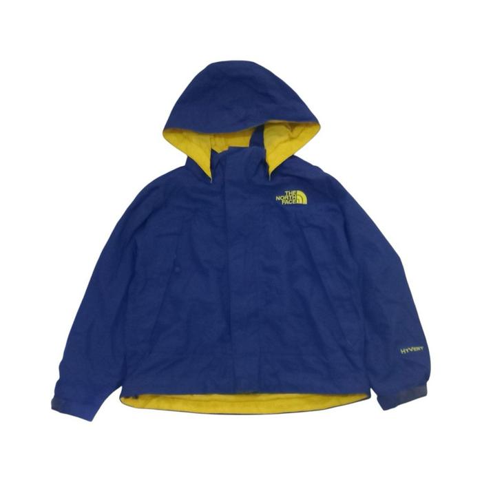 Jaket Outdoor TNF Biru Bordir Anak Second Original
