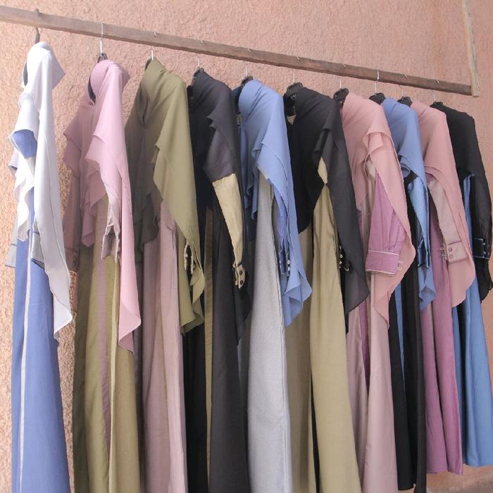 Rose dress by hanna.id x rtwod_gallery gamis katun yang nyaman dan look elegant busui friendly free
