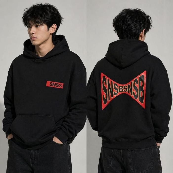 Sweater Hoodie Boxy Unisex SNSB | SNSB Hoodie Boxy | SNSB Collection | SNSB WORLD