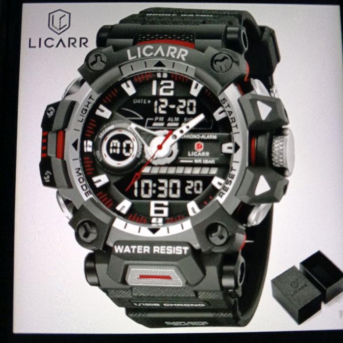 Licarr jam tangan pria fashion original analog