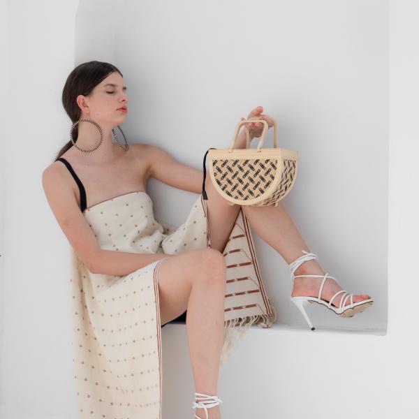 HANDEP Bolan Rattan Handbag