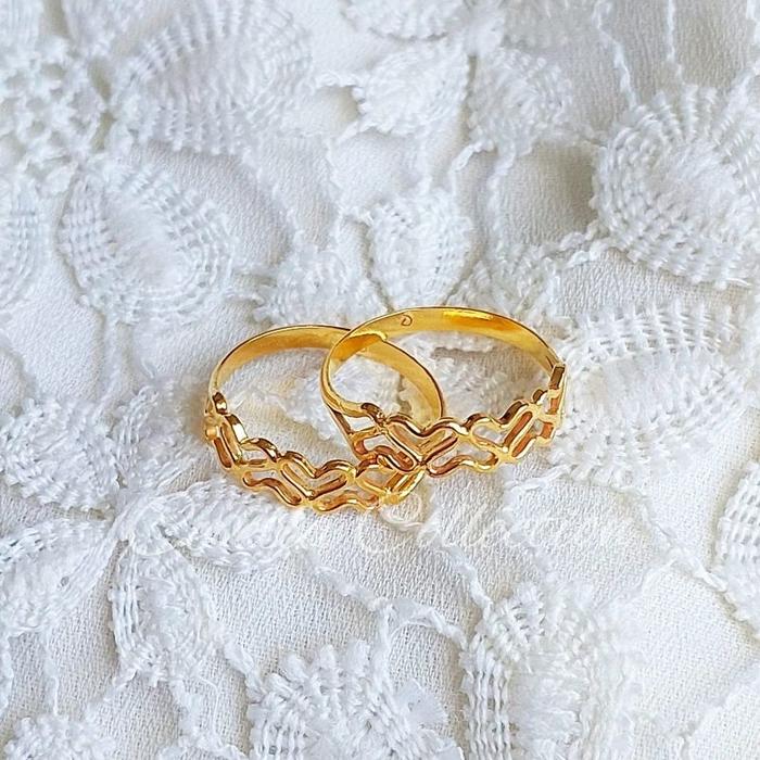 Cincin Love Love Emas Muda 1 Gram