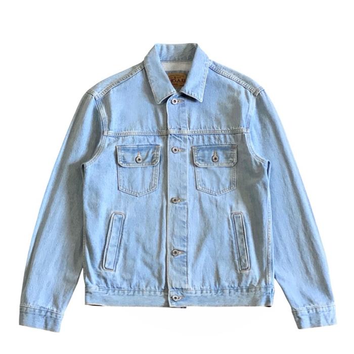 WHO.A.U distressed trucker denim jacket light blue jaket jeans outer outerwear who au