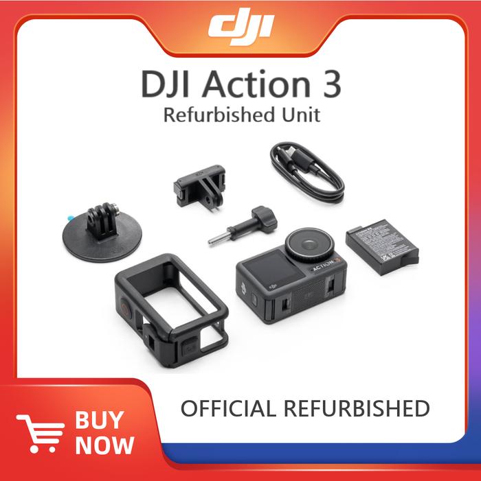DJI Osmo Action 3 Refurbished Unit 4K Action Camera 4K/120fps HD Anti