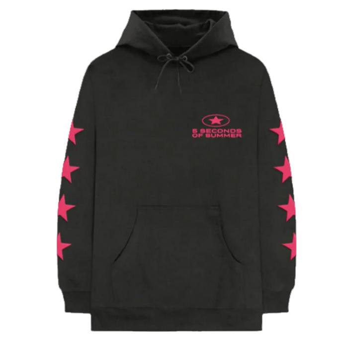 [Official 5SOS] 5 Seconds of Summer | Everyone's A Star! Black Hoodie - Merchandise Original Resmi