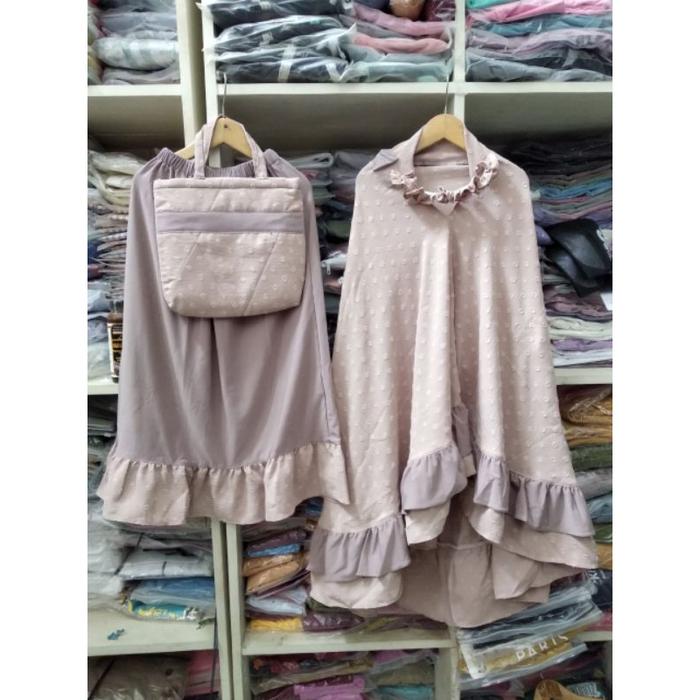 Mukena Anak Dewasa Couple Zafinza Milly Uragiri 1-12 Tahun dan Dewasa