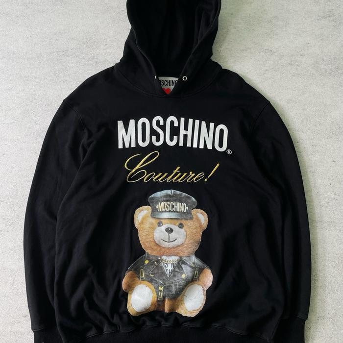 Moschino Milano Couture Teddy Bear hoodie authentic original