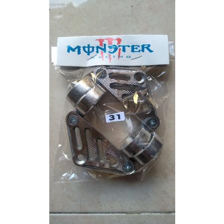 Kupingan lampu cnc as 31 kupingan cincin kupingan lampu brecket lampu pesek tiger Gl cb megapro verz