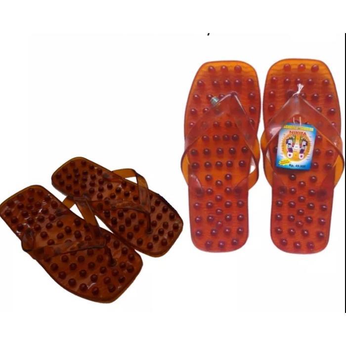 Ready Dbt Sandal Jepit Terapi Refleksi Kesehatan Transparan Duri Besar