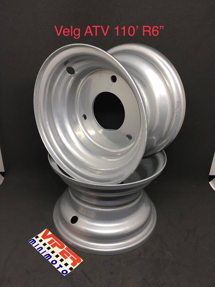 Velg Std R 6 Inch Atv 110Cc - Utv - Mini Jeep - Universal - 2 Pcs Pasti Promo