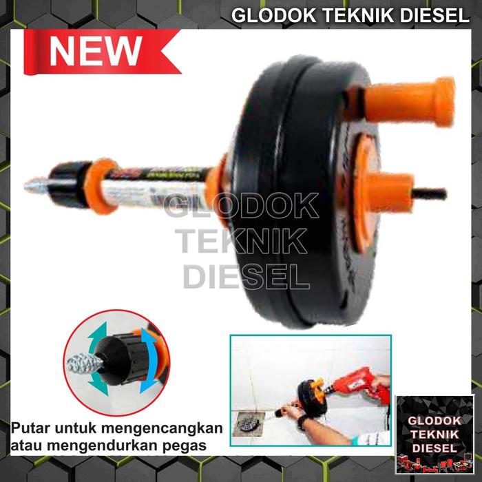 WIPRO Pipe Drain Cleaner Pembersih Pipa Tersumbat 7.5 m PC675 PC-675 PC 675 4 m