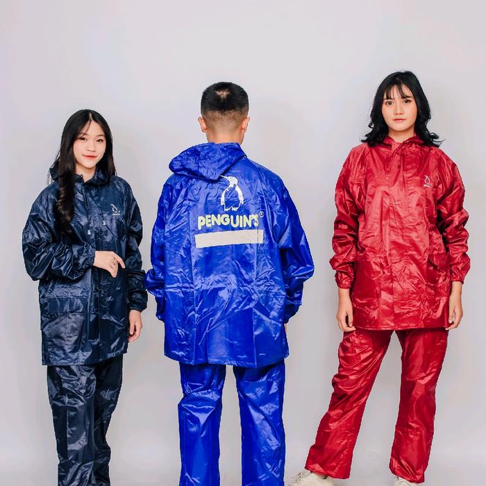Jas Hujan Jaket Celana P263I Penguin's Parasit