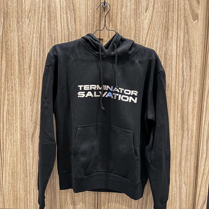 Jaket Hoodie Terminator Salvation Hitam Black Prelove Second Bekas Size S Small