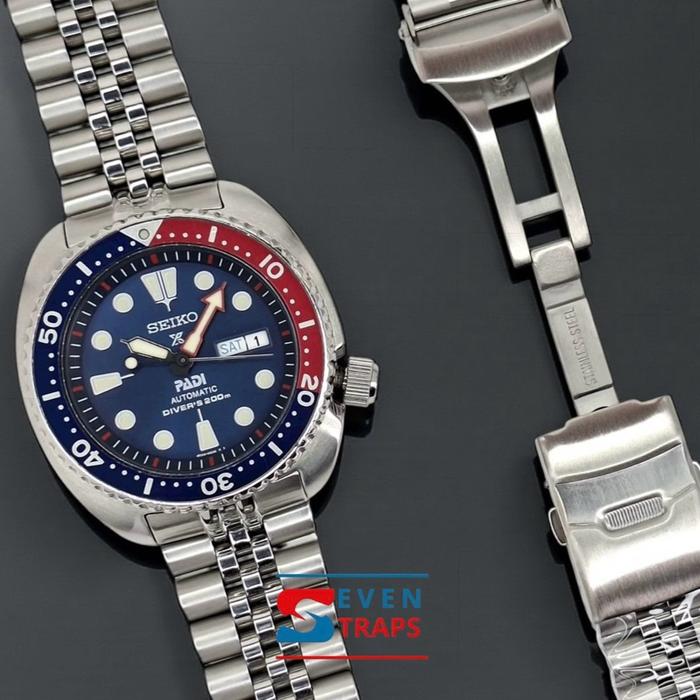 SEIKO JUBILEE BRACELET SOLID END LINK FOR SEIKO TURTLE KING TURTLE