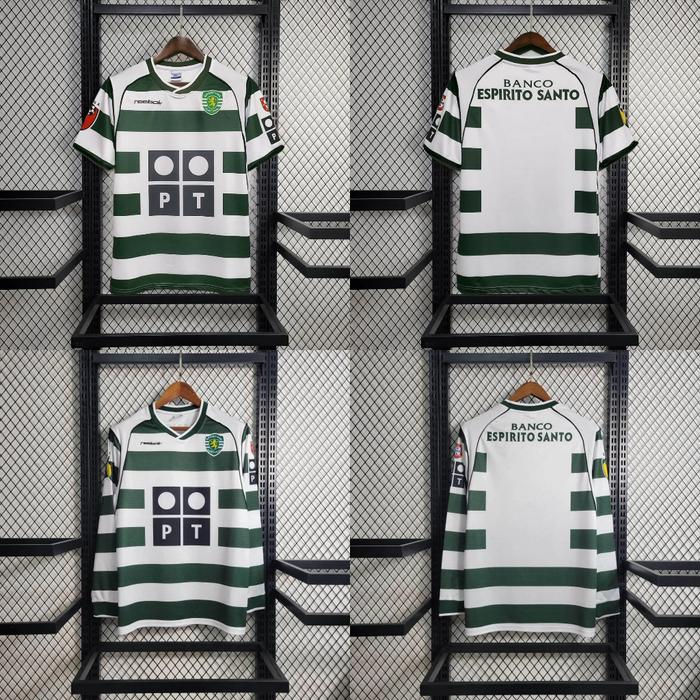Jersey Retro Sporting Lisbon 2002/2003 Grade Classic High Quality Promo