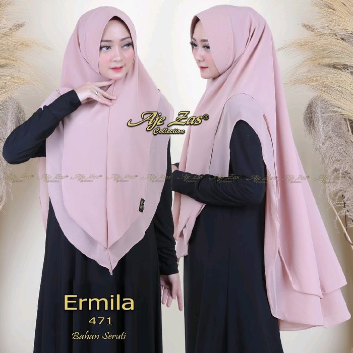 Hijab Bergo Pet Antem Kode ERMILA Ory Aje Zas Collection Matt Cerutty Babydoll