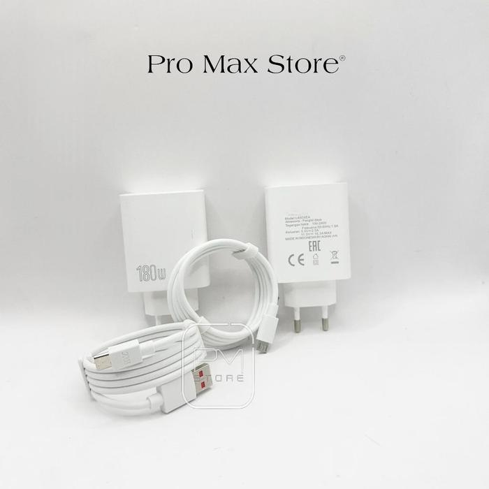 PM - Charger Tecno Pova 5G 180w Micro Dan Type C Fast Charger | Casan Tecno 180watt