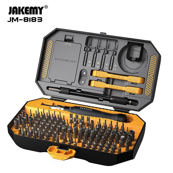Jakemy JM-8183 145in1 Obeng Set Torx Laptop Komputer New Design *