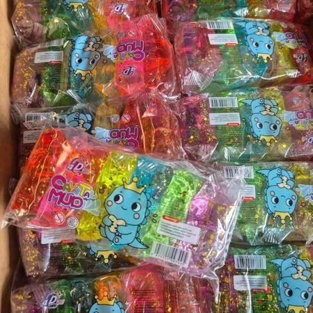 [ISI 6 PCS] SLIME BANTAL CRYSTAL MUD KARAKTER LUCU WARNA WARNI / SLIME KARAKTER LABUBU SLIME LABUBU