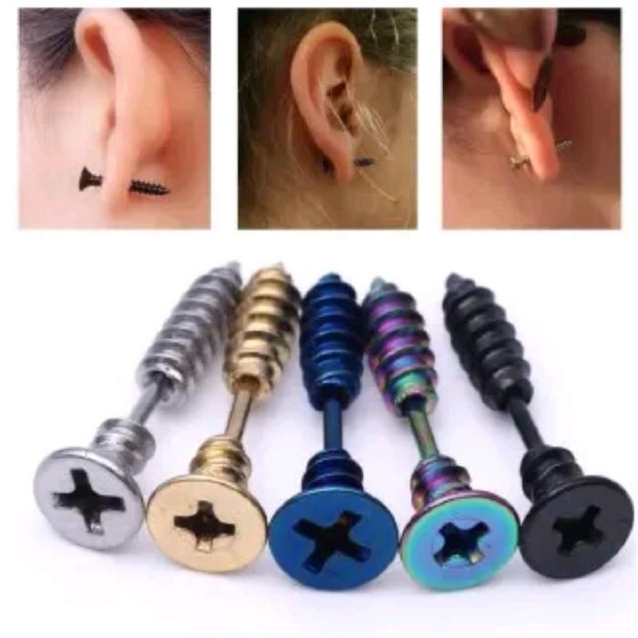 ANTING TELINGA / TINDIK TELINGA TITANIUM / ANTING TELINGA TITANIUM / TINDIK PIERCING BT