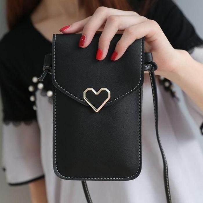 Transparent Touch Screen Mobile Phone Purse Lady Pack Large Volume Daily Shopping Mobile Phone Purse