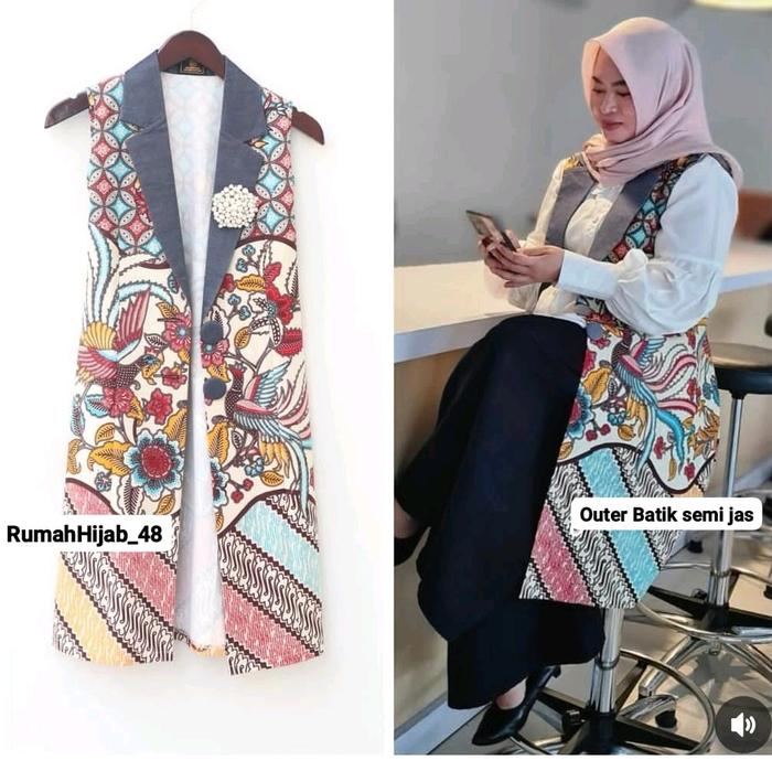 Outer Batik Adella - Outer Batik - Baju batik