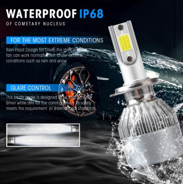 Lampu LED Mobil Headlight Lampu Utama C6 H4 H11 H8 H9 H16 H7 9005 HB3
