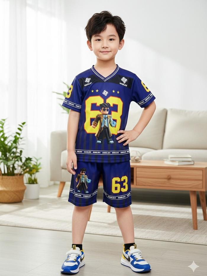 SETELAN JERSEY ANAK FULL PRINTING PREMIUM ONESET ANAK LAKI LAKI USIA 1-10TH Bahan Bilabong Milano An
