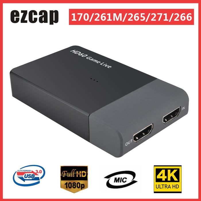 Ezcap170/261M/265/271/266 Pengambilan Video HD 1080P Konverter Video