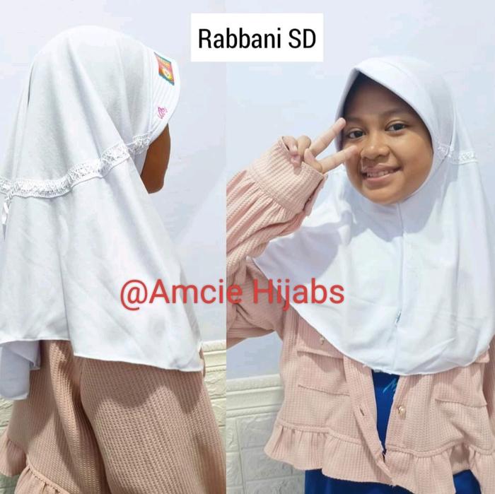 Rabbani el Rahma ukuran SD/kerudung sekolah