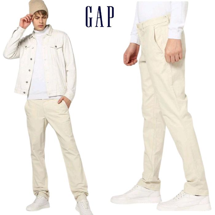 Celana GAP Pria Linen (size 33) Chinos Celana panjang