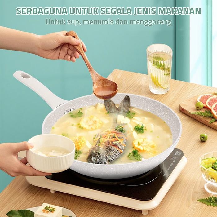 GM Bear Panci Set Keramik Anti Lengket P0411 - Luversa Panci Ceramic Set 3psc