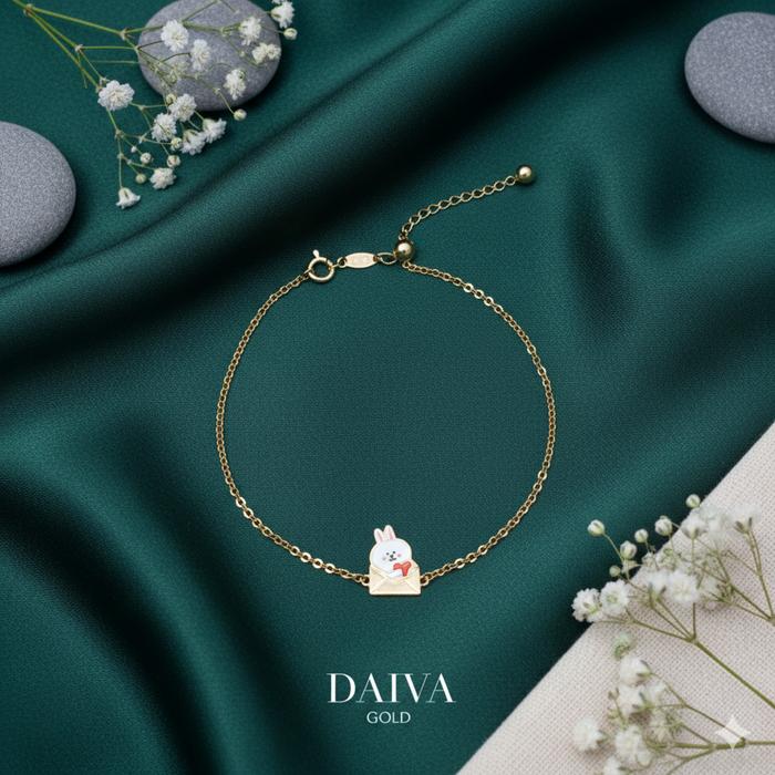 Gelang Serut Emas Asli Cony Kadar 750/17K (IB)