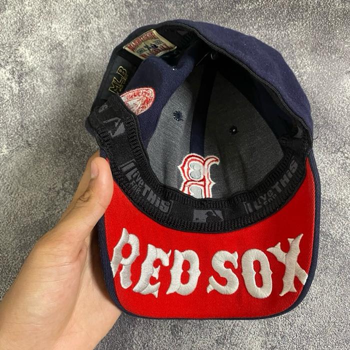 Topi Caps Baseball MLB Boston Res Sox Second Original