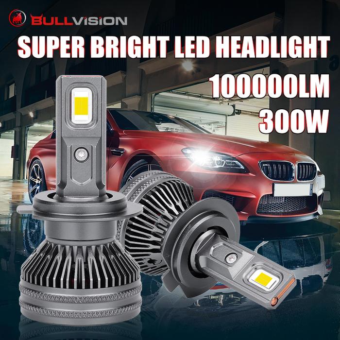 Bullvision H7 LED K5C K5S 100000LM LED H4 H11 H1 H8 HB3 9005 9006 HB4