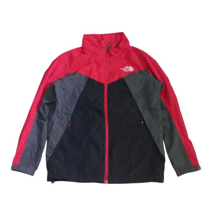 Jaket Outdoor TNF Bordir Merah Anak