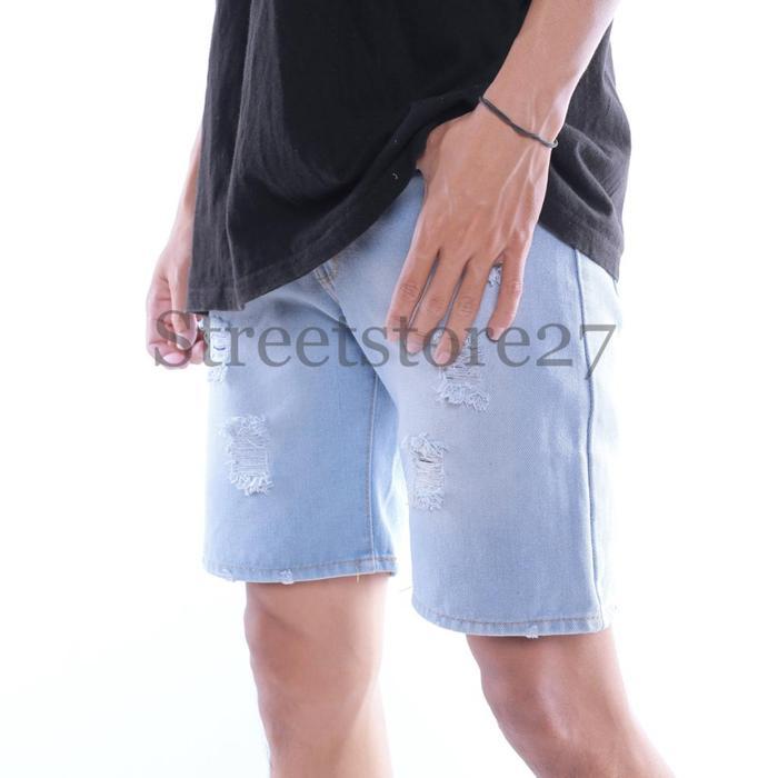 PAKET DISKON 90 RIBU DAPAT 2PCS CELANA PENDEK SOBEK PRIA (26-38) (501)