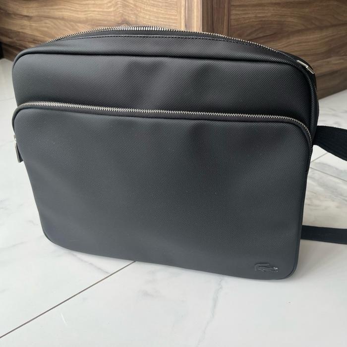 Preloved Original Authentic Lacoste Laptop Sling Bag