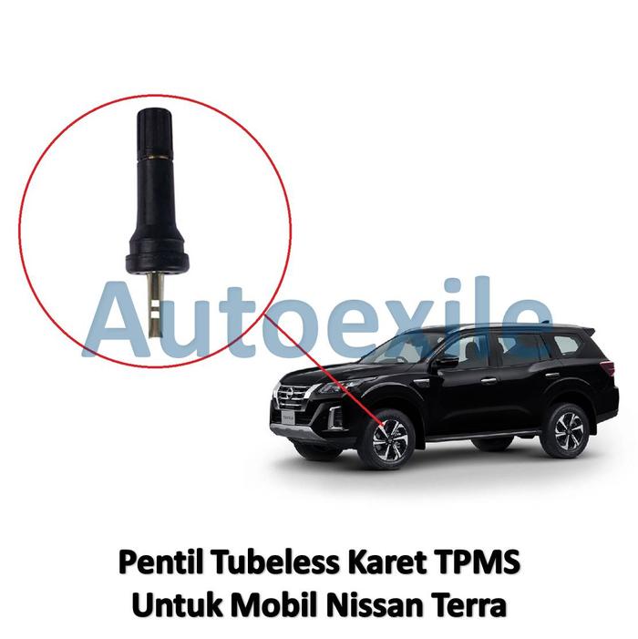 Pentil Karet Tubeless TPMS Mobil Nissan Terra Kepala Sensor Tekangan Angin Ban