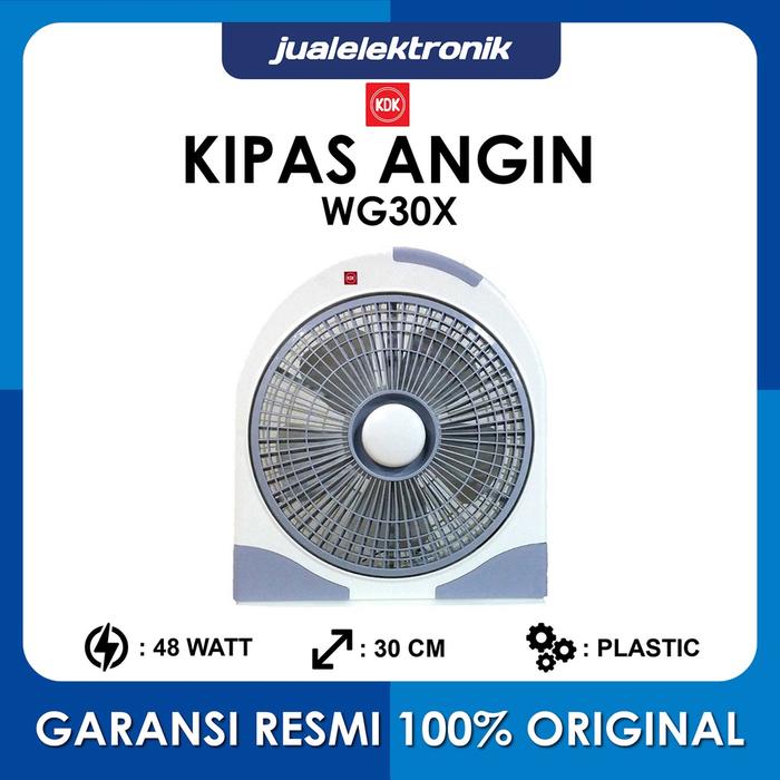 KDK WG30X – Box Fan 12 inch Kipas Angin Lantai