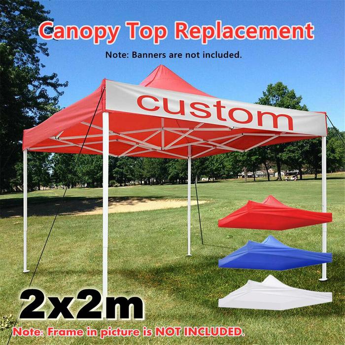 2x2m Gazebo Top Cover 420D Waterproof Garden Gazebo Canopy Outdoor