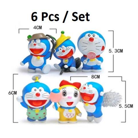 Topper Figure Cake Hiasan Ulang Tahun Toper Kue Karakter Doraemon