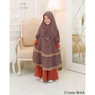 ADEN ACROPOLIS GAMIS ANAK SET HIJAB