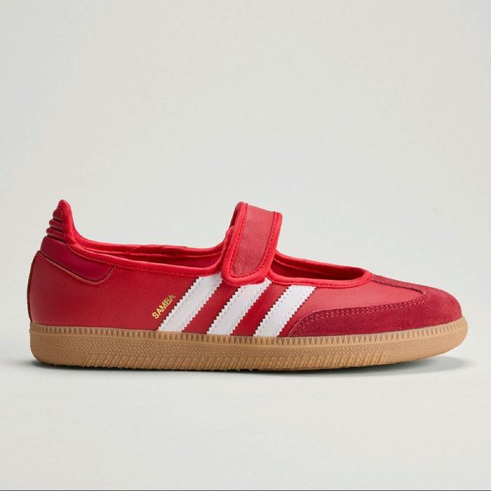 Sepatu Sneakers Casual Adidas Samba Jane Women's Authentic BNWB - Better Scarlet/ Team Victory Red/ 