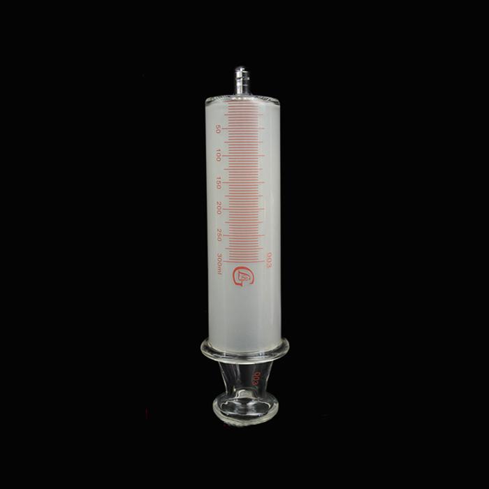 1pcs Large Capacity Luer Lock Syringe Double Frosted Glass Reusable