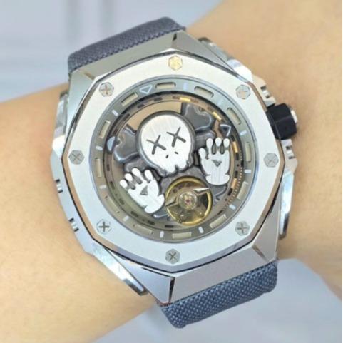 AP KAWS TOURBILLON SWISS CANVAS STRAP SWISS TIER 5