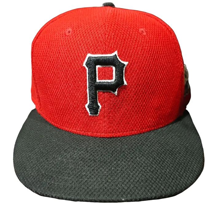 RARE Pittsburgh Pirates New Era 5950 Player Edition Topi Cap Outdoor